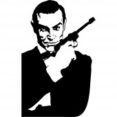 Sticker James Bond