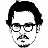 Sticker Johnny Depp