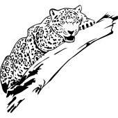 Sticker Leopard