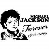 Sticker michael jackson