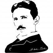 Sticker Nikola Tesla