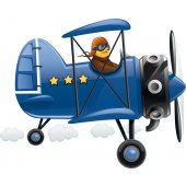 Sticker Pentru Copii Aviator