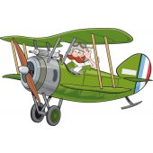 Sticker Pentru Copii Avion Elice