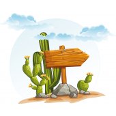 Sticker Pentru Copii Cactus