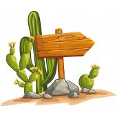 Sticker Pentru Copii Cactus