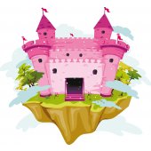 Sticker Pentru Copii Castel Printesa