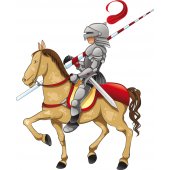 Sticker Pentru Copii Cavaler