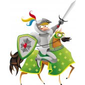 Sticker Pentru Copii Cavaler