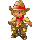 Sticker Pentru Copii Cowboy