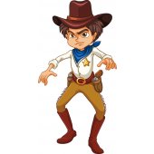 Sticker Pentru Copii Cowboy