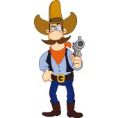 Sticker Pentru Copii Cowboy