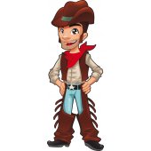 Sticker Pentru Copii Cowboy