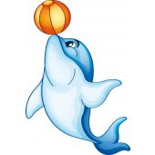 Sticker Pentru Copii Delfin Balon