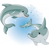 Sticker Pentru Copii Delfini