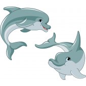 Sticker Pentru Copii Delfini