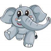 Sticker Pentru Copii Elefantut