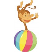 Sticker Pentru Copii Maimuta Balon