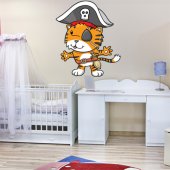 Sticker Pentru Copii Pirat Capitan