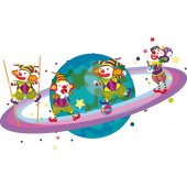 Sticker Pentru Copii Planeta Clovni