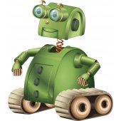 Sticker Pentru Copii Robot