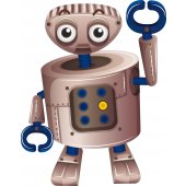 Sticker Pentru Copii Robot Cleste