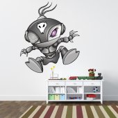 Sticker Pentru Copii Robot Extraterestru