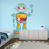 Sticker Pentru Copii Robot Hello