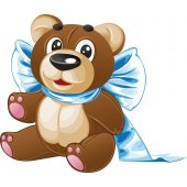 Sticker Pentru Copii Ursulet Baiat