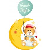 Sticker Pentru Copii Ursulet Noapte Buna