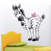 Sticker Pentru Copii Zebra Fluture