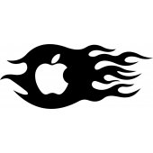 Sticker pentru Ipad 2 Flaming