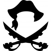 Sticker pentru Ipad 2 Pirat