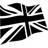 Sticker Steag Englezesc