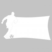 Sticker tabla velleda Jucator de Fotbal