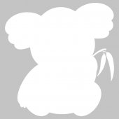 Sticker tabla velleda Koala