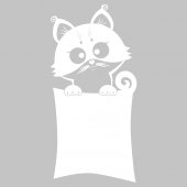 Sticker tabla velleda Pisica