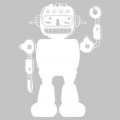 Sticker tabla velleda Robot