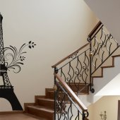 Sticker Turnul Eiffel Floare