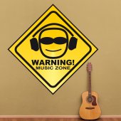 Sticker Warning Music
