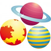 Stickere copii kit 3 Planete