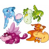 Stickere copii kit 4 Dinozauri