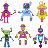 Stickere copii kit 6 Roboti