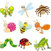 Stickere copii kit 9 Insecte