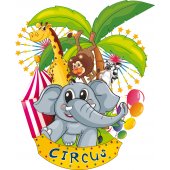 Stickere copii kit Animale de Circ