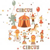 Stickere copii kit Circ