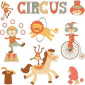 Stickere copii kit Circ