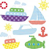 Stickere copii kit Vapoare