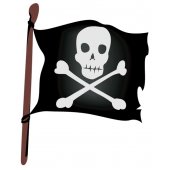 stickere copii Steag Pirat